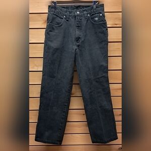 Harley-Davidson Women's Straight Leg Jeans in Dark Gray Wash